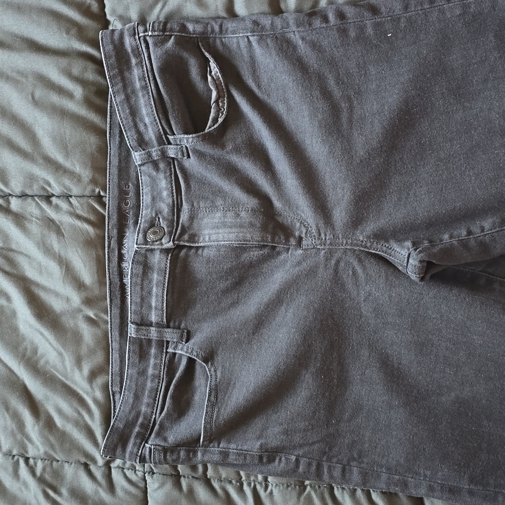 American Eagle black jeggings size 16 reg.
